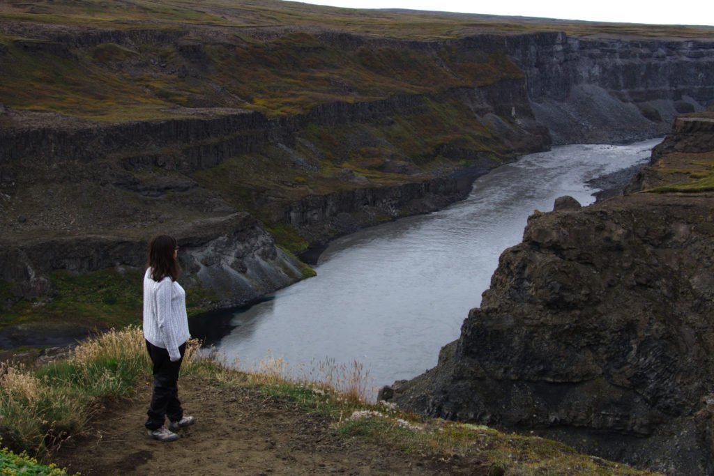 Canyon du fleuve Jökulsá au nord de l'Islande