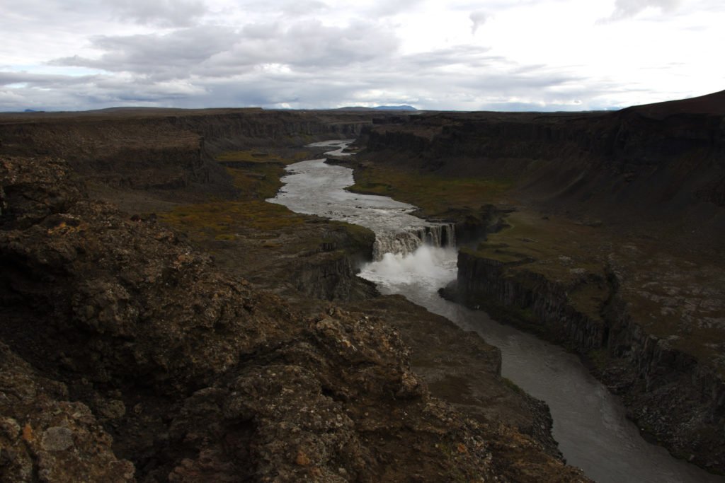 Canyon du fleuve Jökulsá au nord de l'Islande