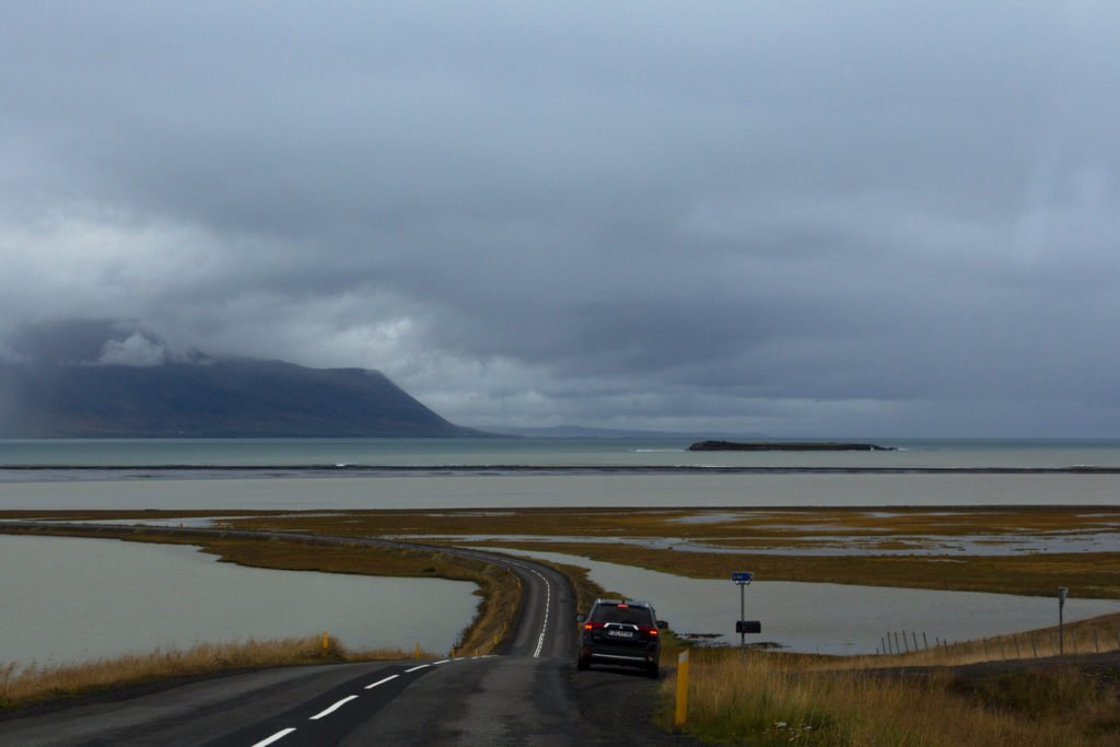 Route longeant le Skagafjörður